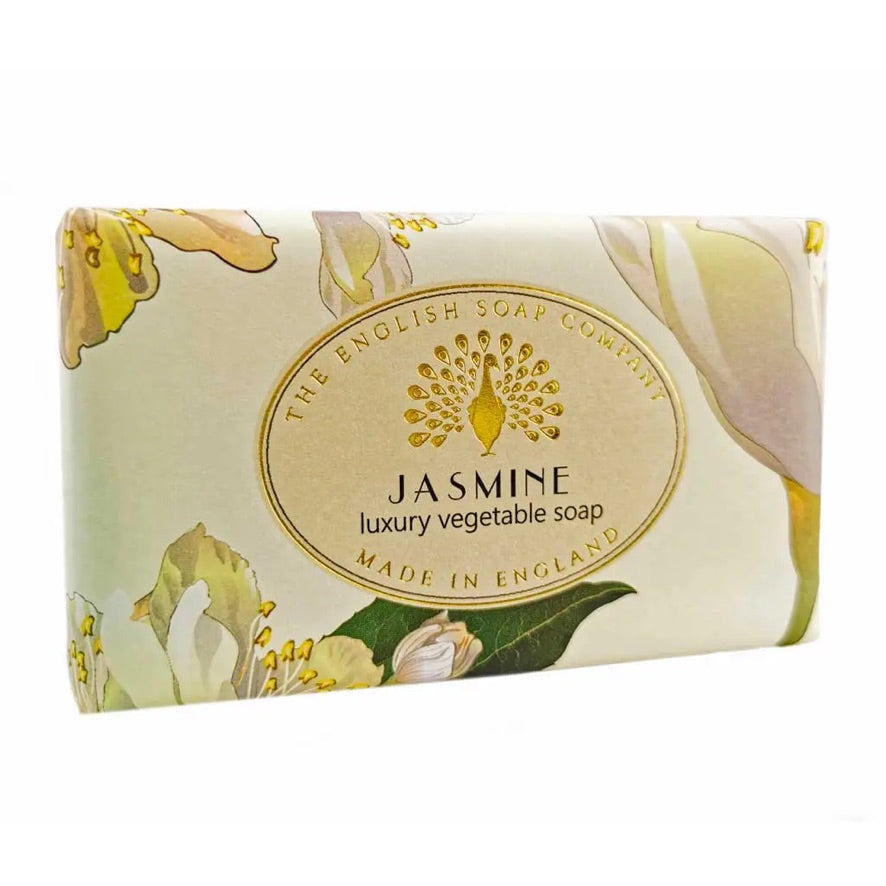 The English soap Company Vintage Jasmine Soap | Putti Fine Furnishings 