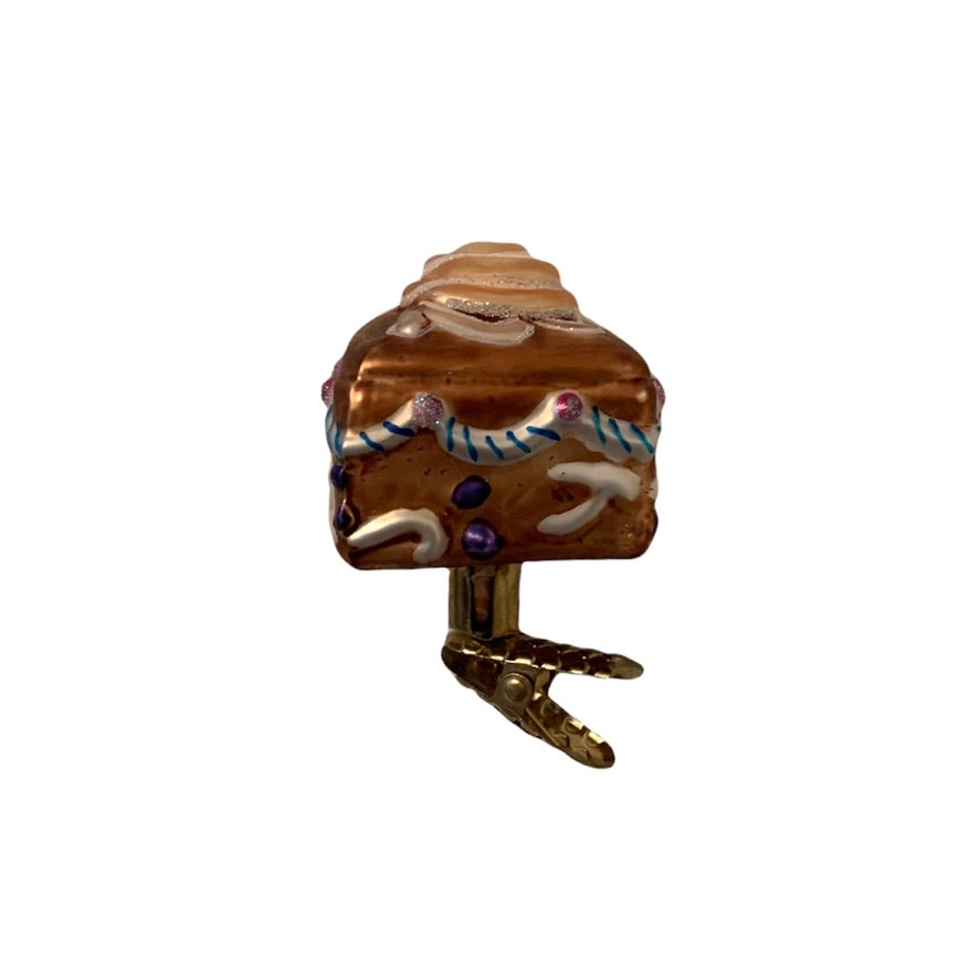 Petite Four Glass Ornament with Clip | Putti Christmas Celebrations