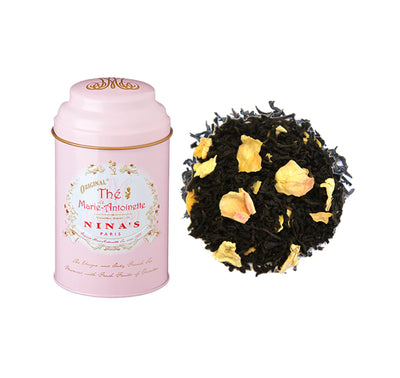 Nina's Paris  Marie Antoinette Black Tea with Rose and Apple Tin