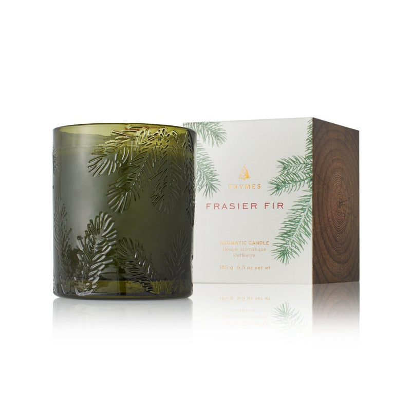 Thymes Frasier Fir Green Candle | Putti Fine Furnishings Canada