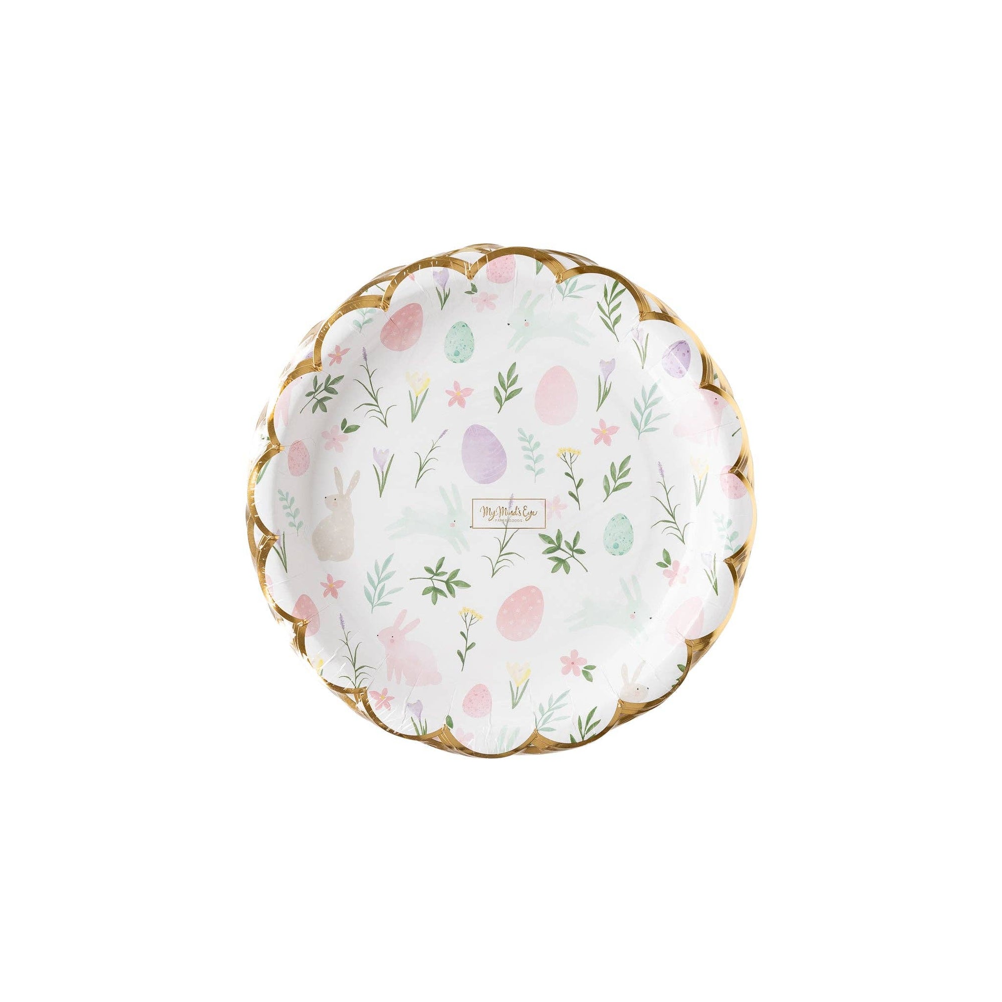 Watercolor Scatter Round Paper Plates