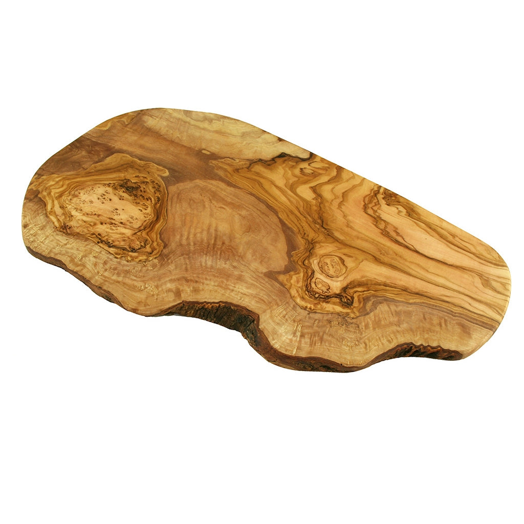 Natural Shaped Olive Wood Cutting Board - 45cm