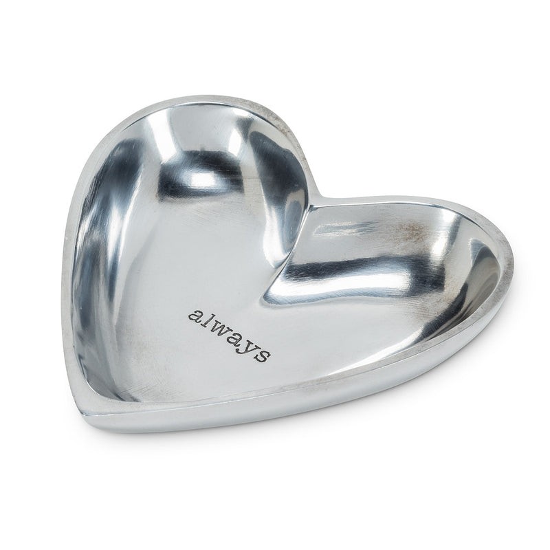 Small Heart Dish "always" | Putti Fine Furnishings