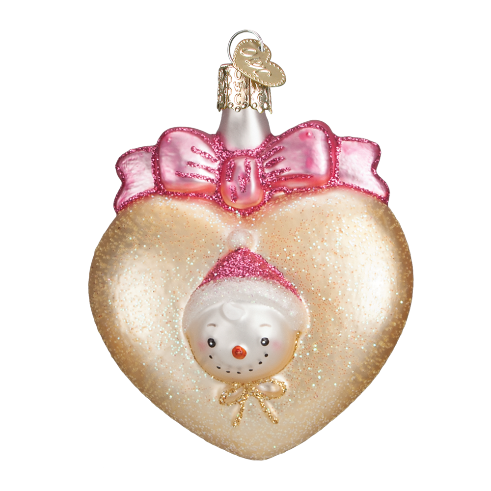 Old World Christmas Baby's First Glass Ornament - Pink Christmas Decorations - Old World Christmas - Putti Fine Furnishings Toronto Canada - 5