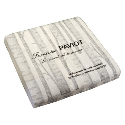 Francoise Paviot "Grey Forest" Dinner Napkin, FP-Francoise Paviot, Putti Fine Furnishings