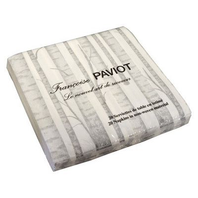 Francoise Paviot "Grey Forest" Dinner Napkin, FP-Francoise Paviot, Putti Fine Furnishings
