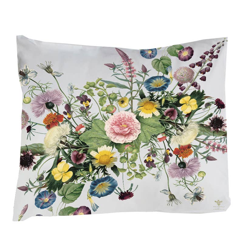 Flower Garden Organic Pillow Case