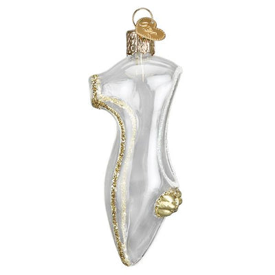 Old World Christmas Cinderella's Slipper Glass Ornament | Putti Christmas