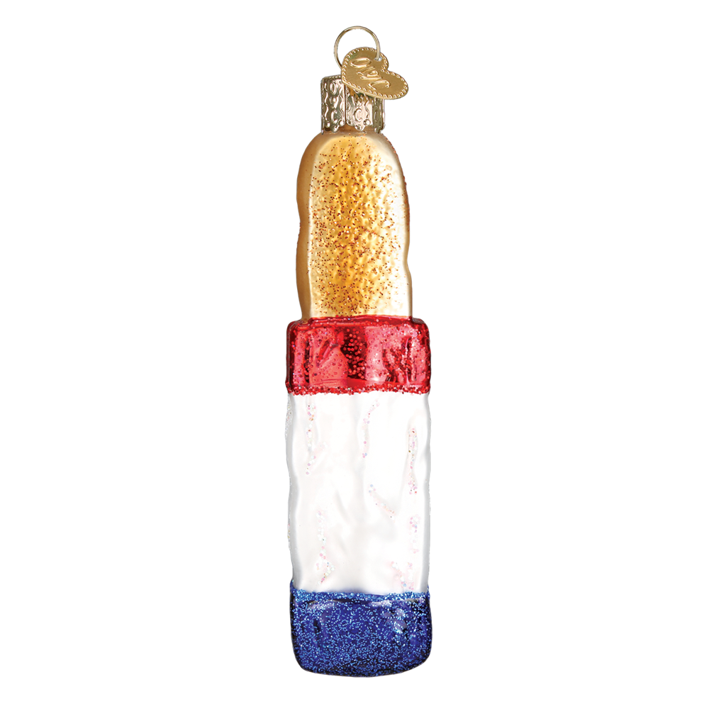 Old World Baguette Glass Christmas Ornament, OWC-Old World Christmas, Putti Fine Furnishings