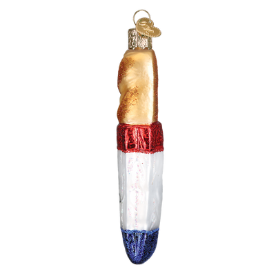 Old World Baguette Glass Christmas Ornament, OWC-Old World Christmas, Putti Fine Furnishings