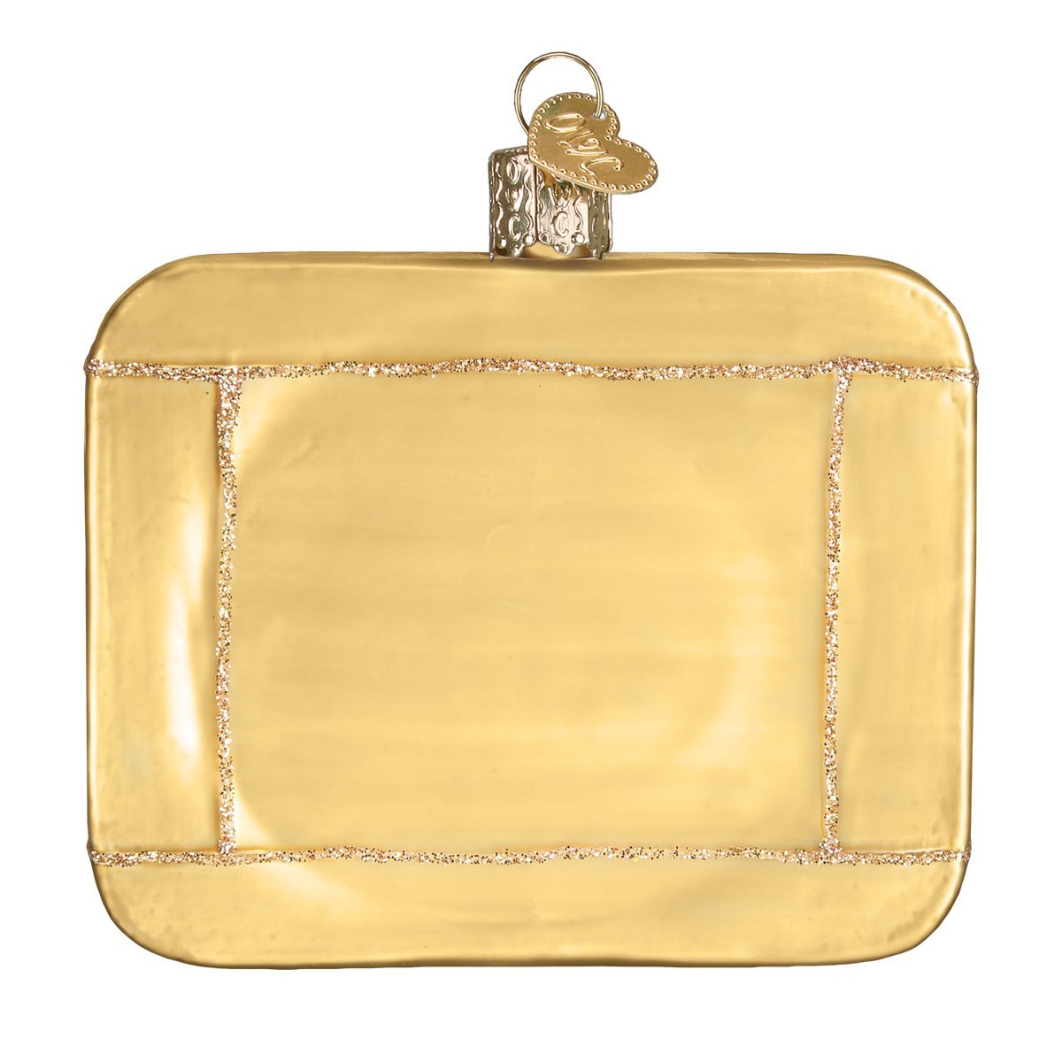 Old World Christmas Chalkboard Glass Christmas Ornament