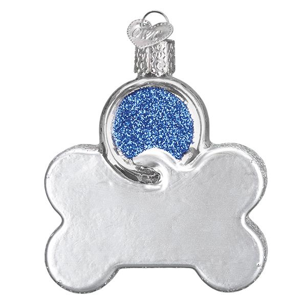 Old World Christmas Dog Tag Ornament | Putti Decorations Canada