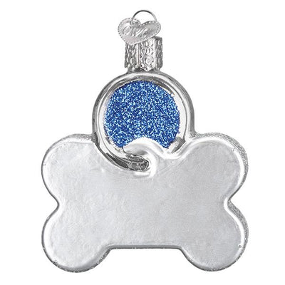 Old World Christmas Dog Tag Ornament | Putti Decorations Canada