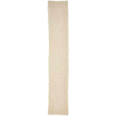 Mud Pie Waffle Weave Table Runner - Cream | Putti Fine Furnishings