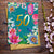 50th Birthday Flower &  Lanterns Card With Gold Detail