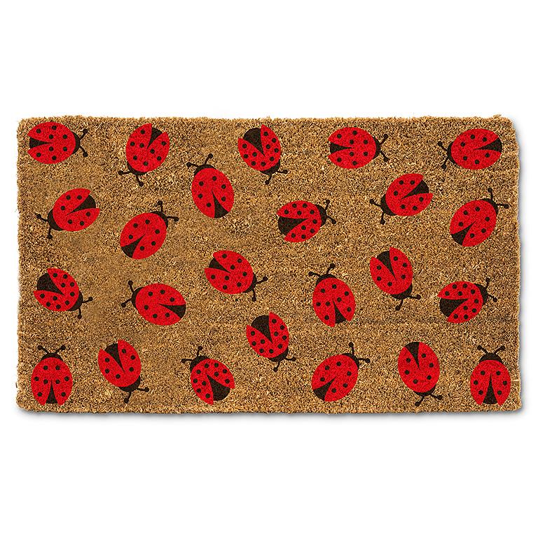 Allover Ladybugs Doormat | Putti Fine Furnishings Canada