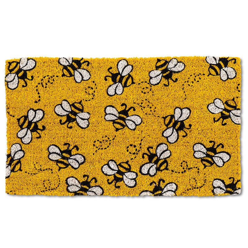 All Over Flying Bee Doormat | Putti Fine Furnishings Toronto Canada