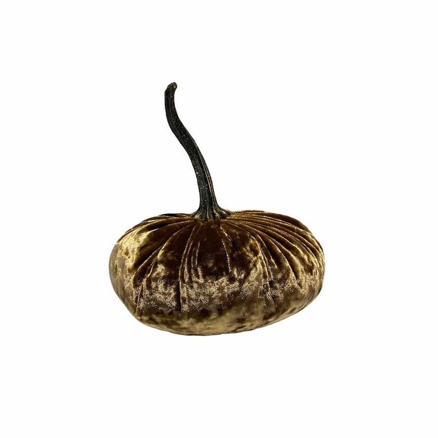 Small Velvet Pumpkin - Luxe Sand | Putti Fine Furnishings Canada