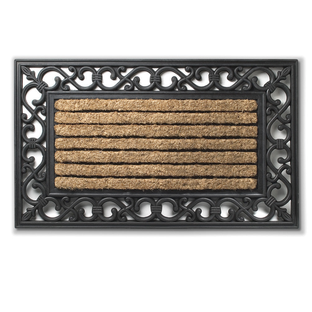  Grill Doormat with Border, AC-Abbott Collection, Putti Fine Furnishings