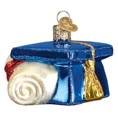 Old World Christmas Graduation Cap Glass Ornament | Putti Christmas Canada