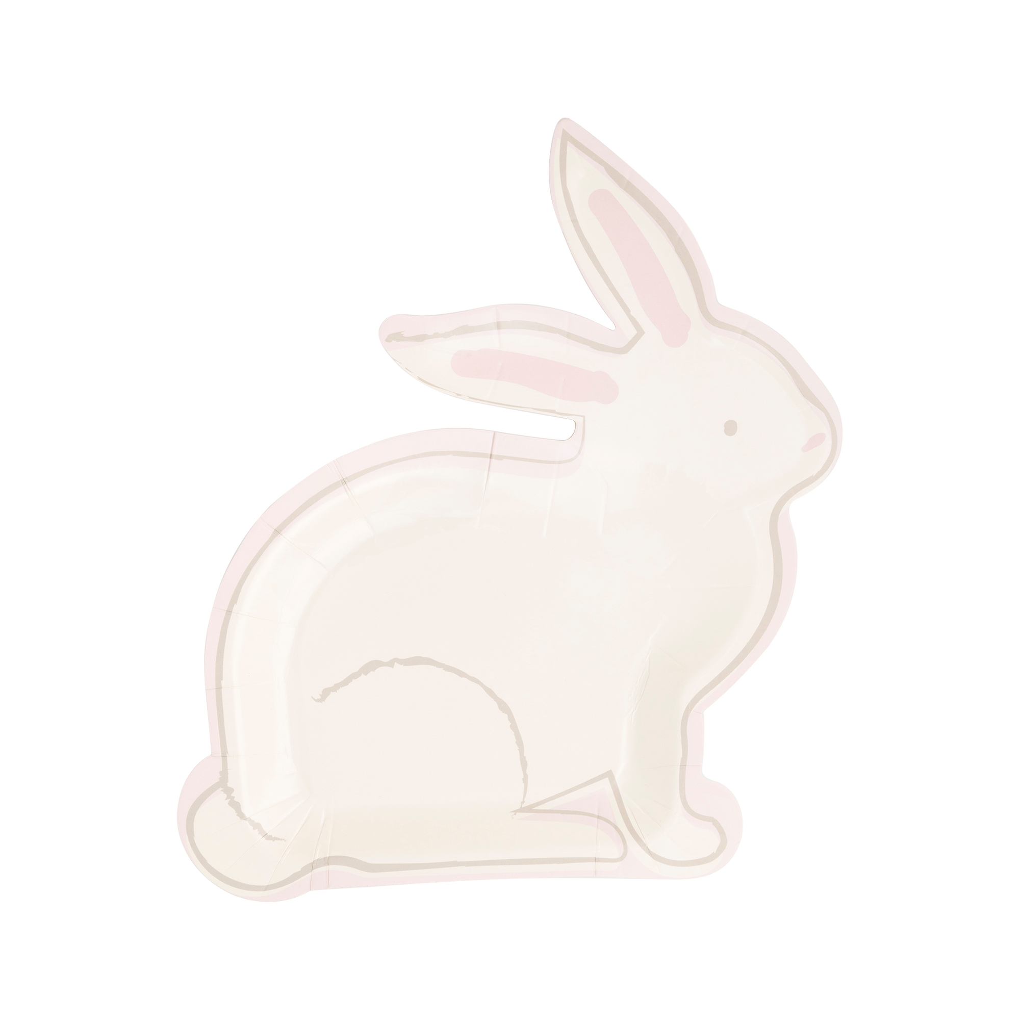 Die Cut Bunny Plate