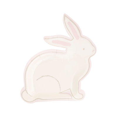 Die Cut Bunny Plate
