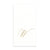  Gold Monogram Paper Guest Towel - Letter W, CI-Caspari, Putti Fine Furnishings