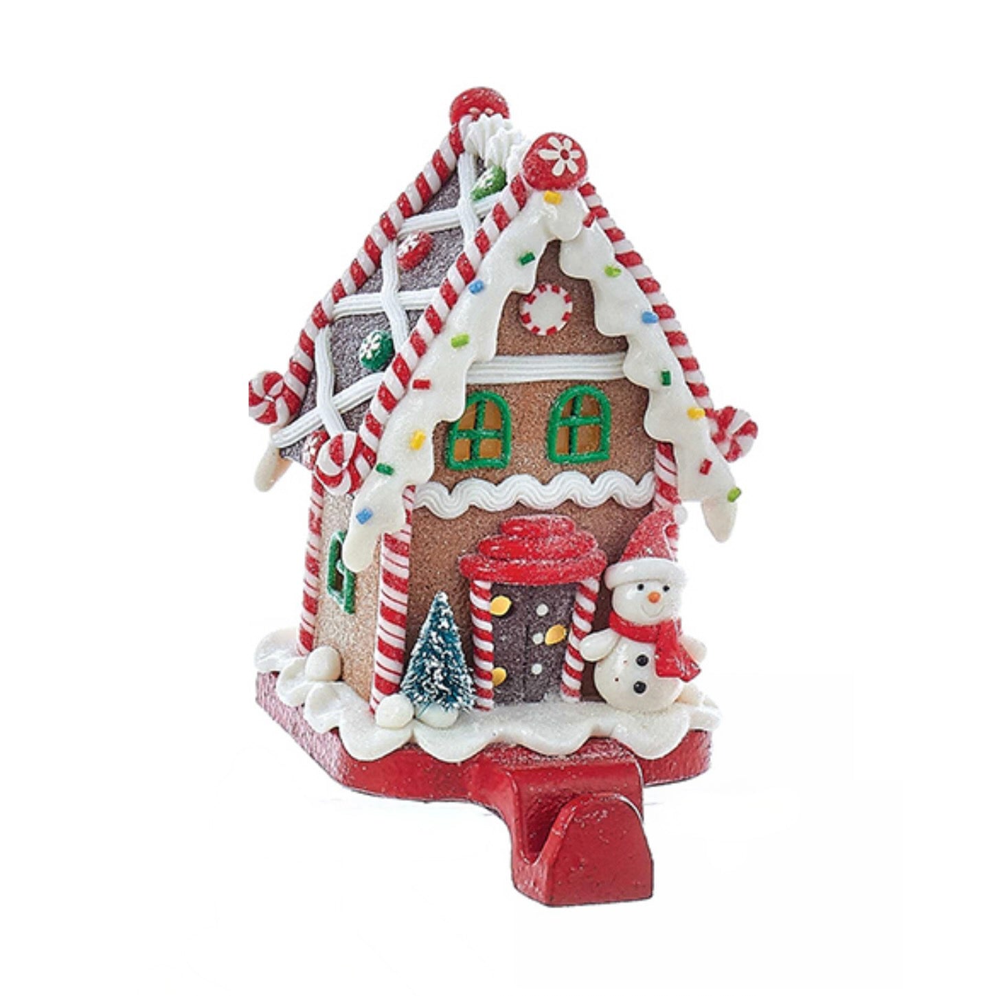 Gingerbread Candy House Lighted Christmas Stocking Holders