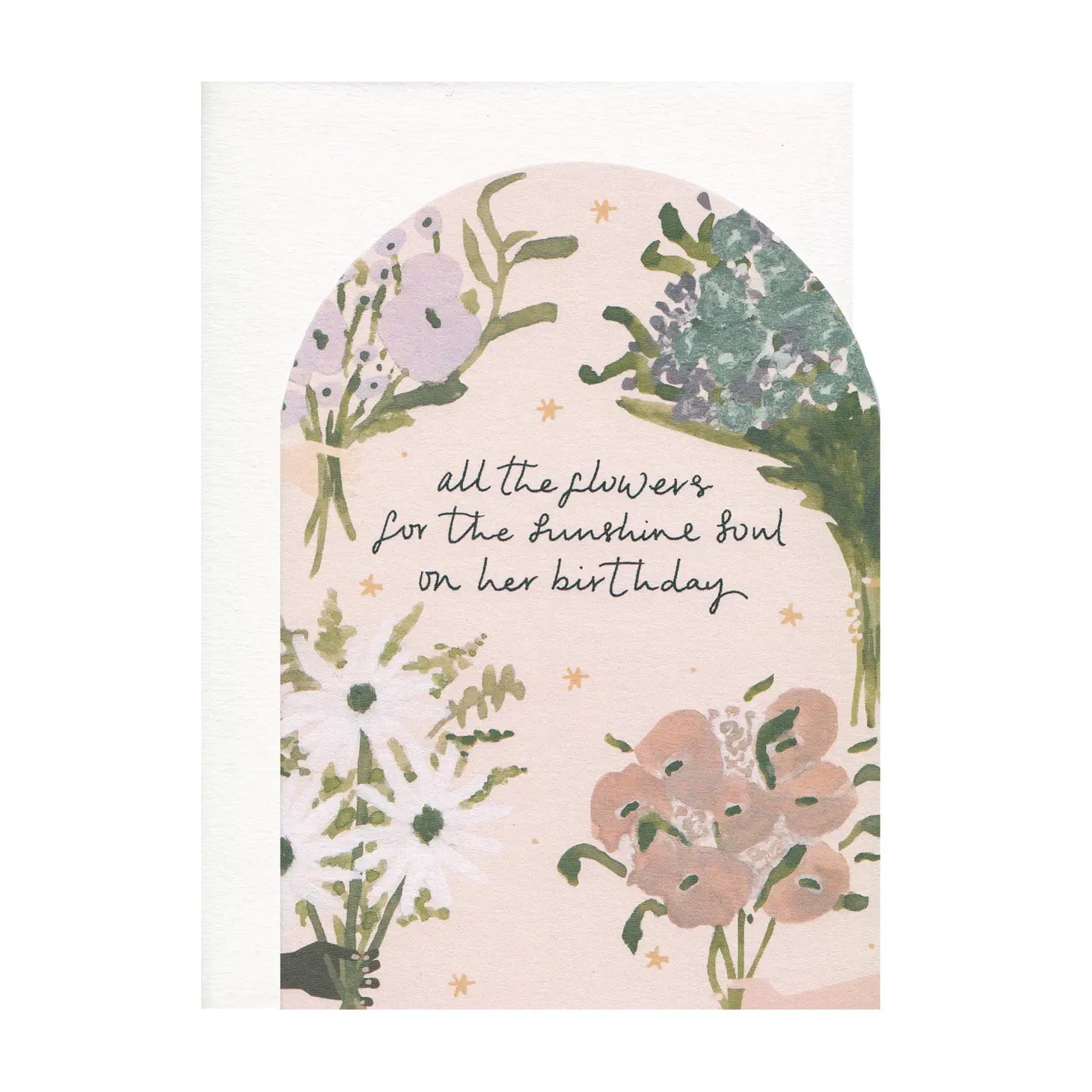 'Flowers For The Sunshine Soul' Birthday Card