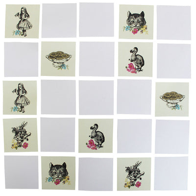 Truly Alice - Free Printable Memory Game, TT-Talking Tables, Putti Fine Furnishings