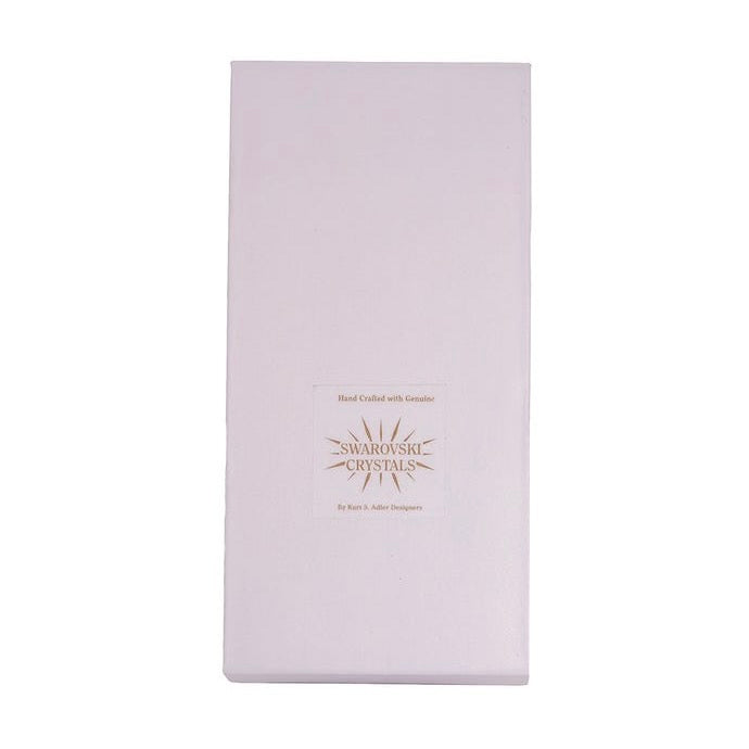 Kurt Adler Hollywood™ White and Silver Swarovski King Nutcracker Ornament