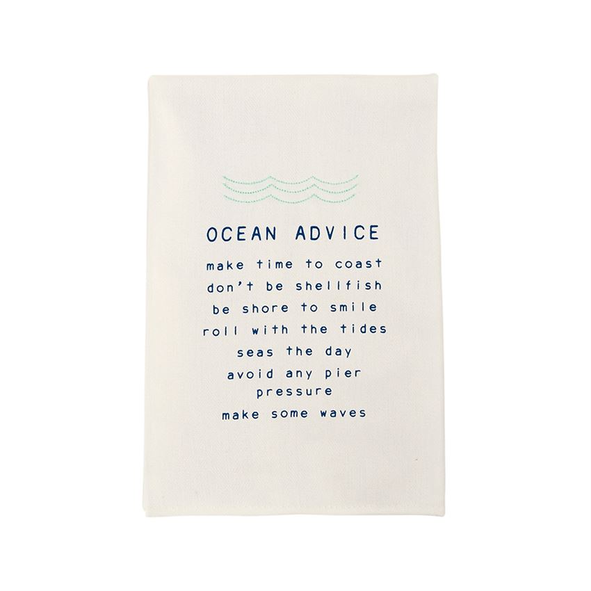"Ocean Advice" Towel