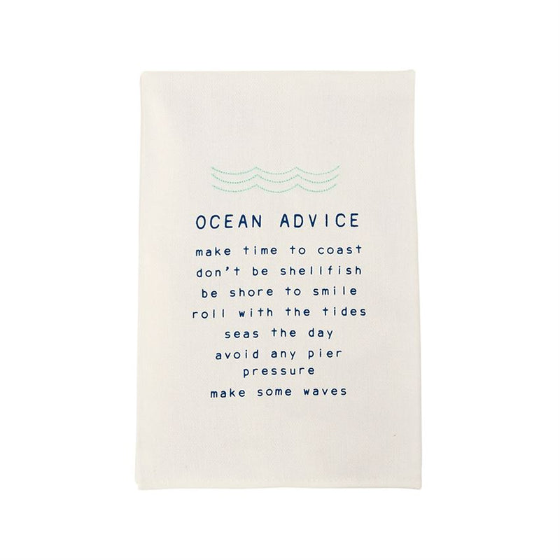 "Ocean Advice" Towel