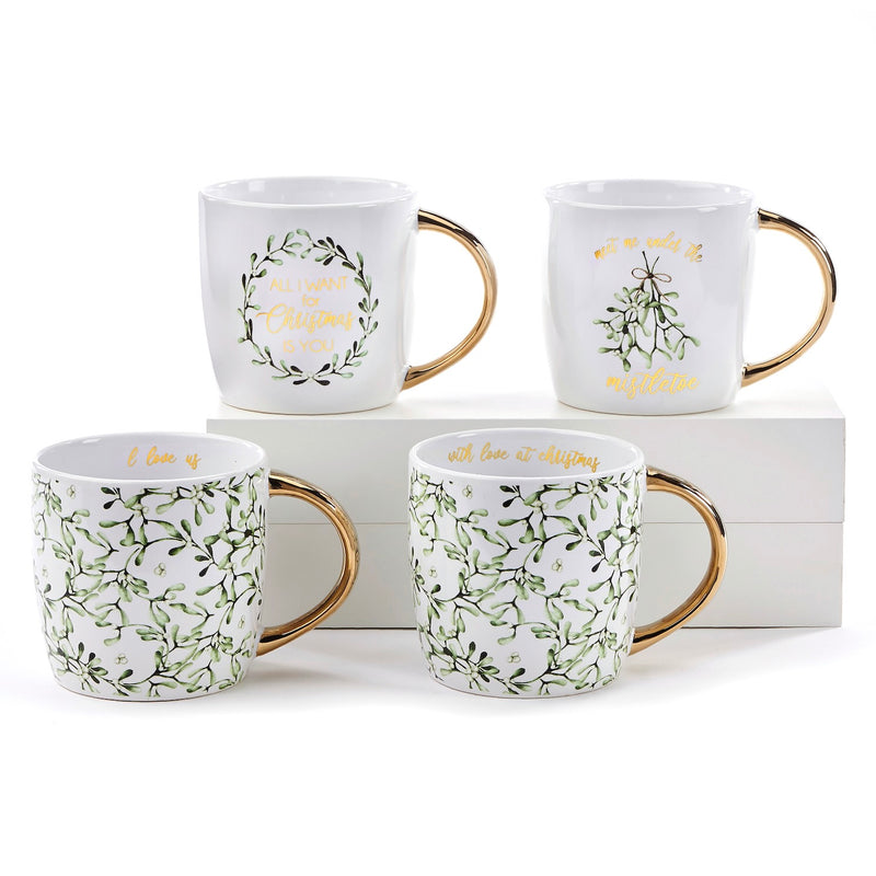 Mistletoe Mugs