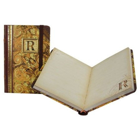 Mini Monogrammed Marbleized Note Book, Punch Studio, Putti Fine Furnishings