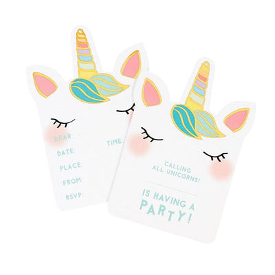 Unicorn Party Invites | Putti Party Supplies