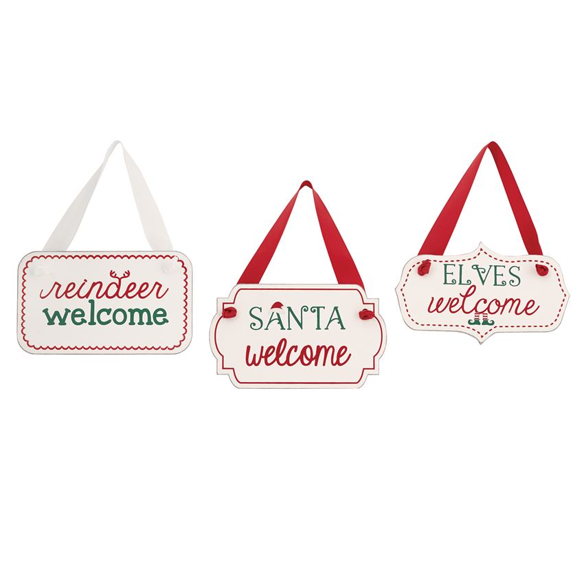 Welcome Holiday Door Hangers