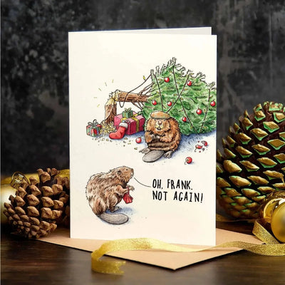 Beaver Christmas Card | Putti Christmas Celebrations
