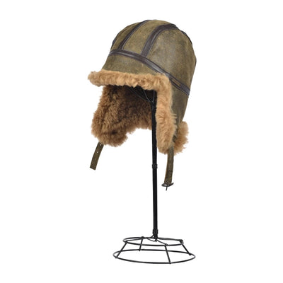 Sheepskin Aviator Hat - Tan | Putti Fine Fashions