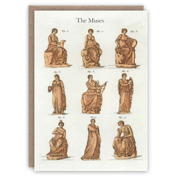 The Pattern Book Uk The Muses Greeting Card | Putti