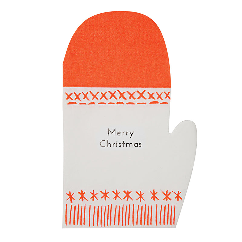 Meri Meri Neon Mitten Napkins-Party Supplies-MM-Meri Meri UK-Putti Fine Furnishings