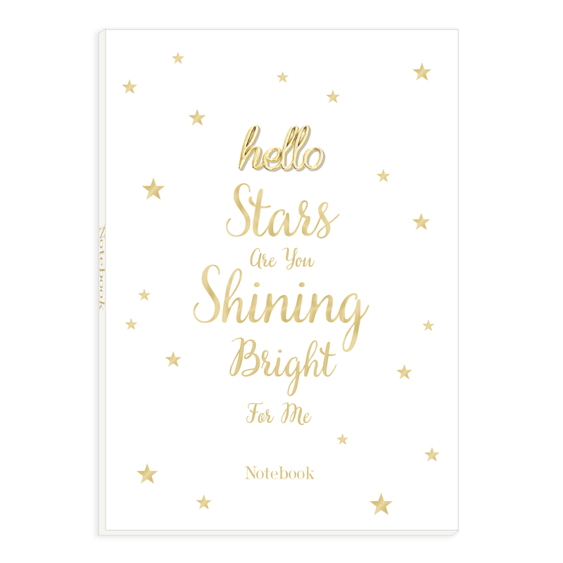 Hearts Design "Hello Stars..." Note Book | Putti Fine Furnishings