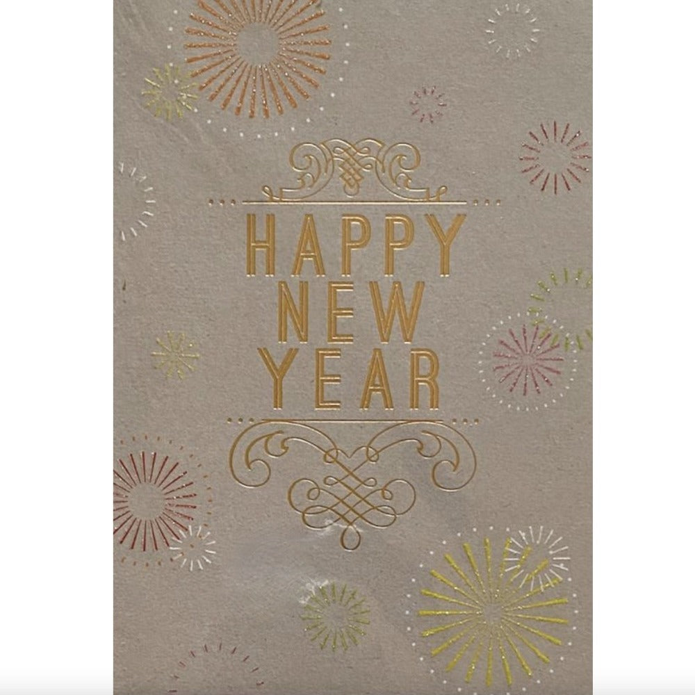 The Art File "Happy New Year" Greeting Card | Putti Celebrations