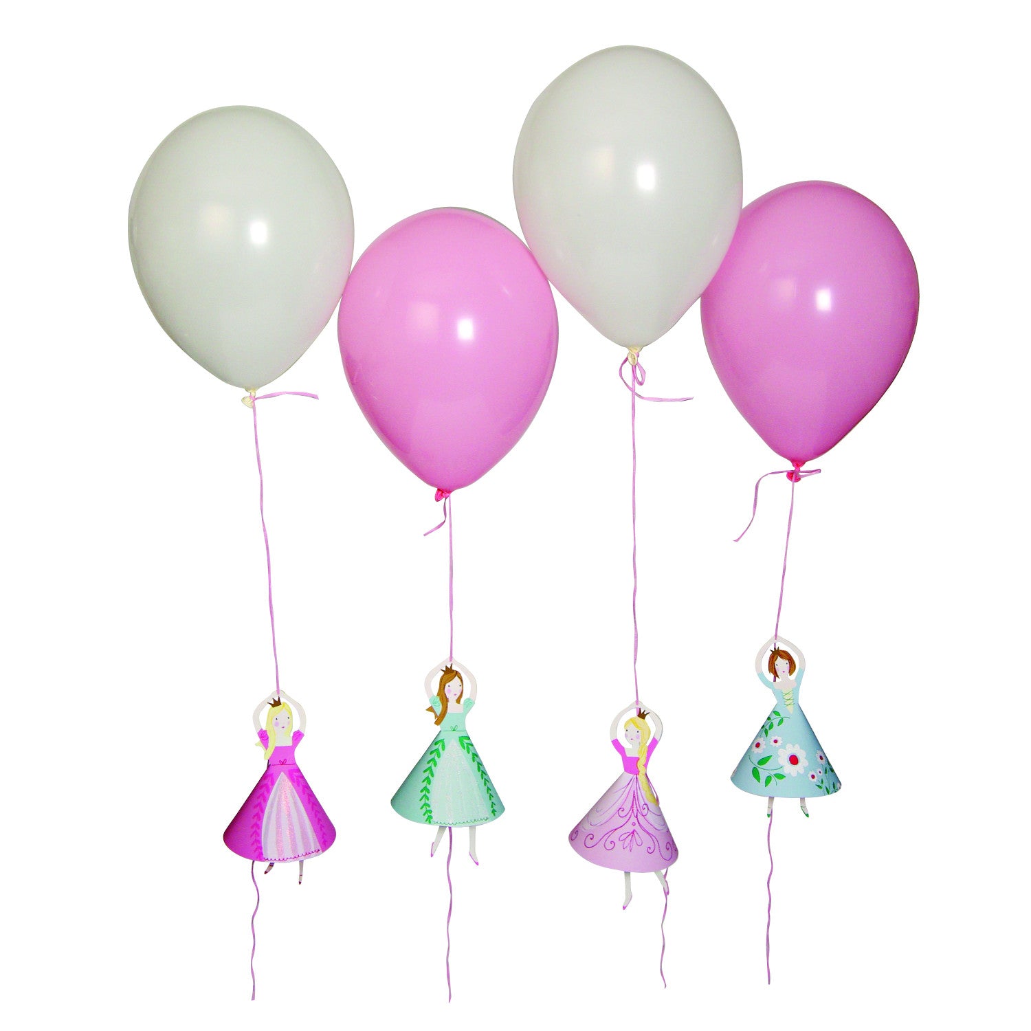  Meri Meri "I'm a Princess" Party Balloon Holders, MM-Meri Meri UK, Putti Fine Furnishings