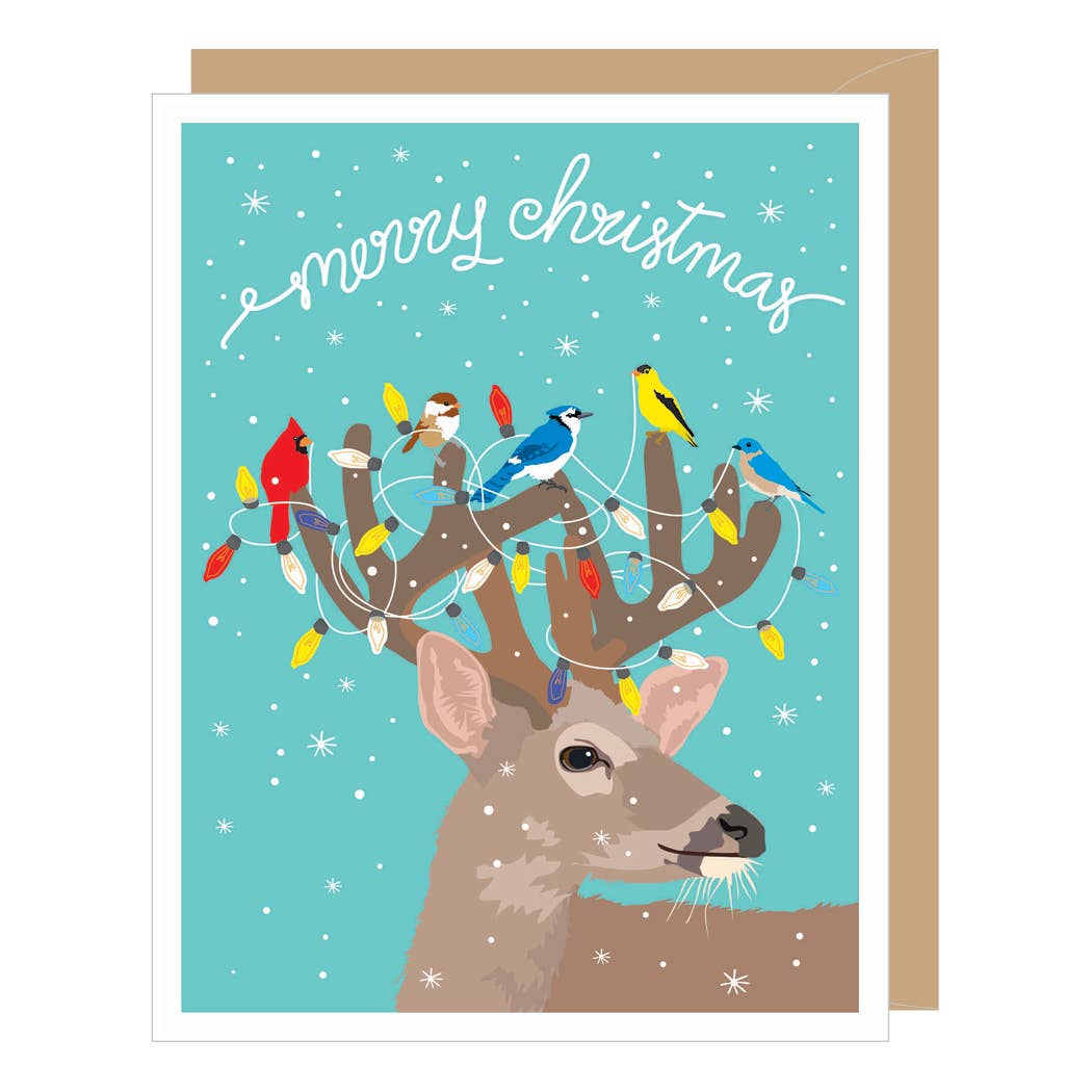 Christmas Deer Boxed Christmas Cards | Putti Christmas Celebrations