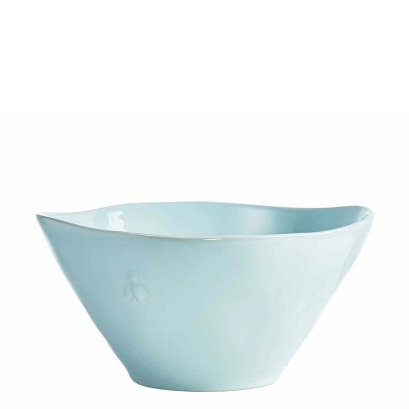 La Rochere Abeilles Ceramic Salad Bowl - Pastel Blue | Putti Fine Furnishings 