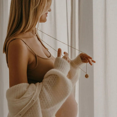 Ilado "Flower of Life" Maternity Necklace - Yellow Gold