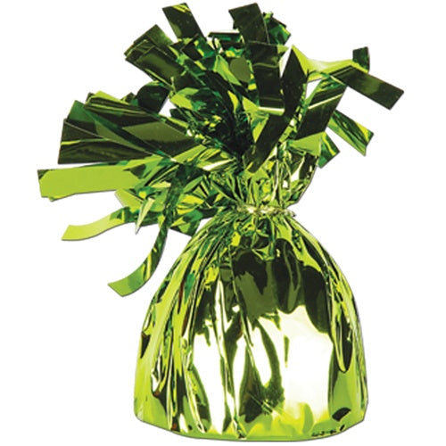 Lime Green Foil Balloon Weight - Putti Celebrations Canada