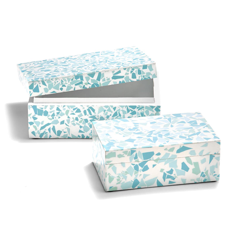 Tozai Turquoise Terrazzo Inlay Box