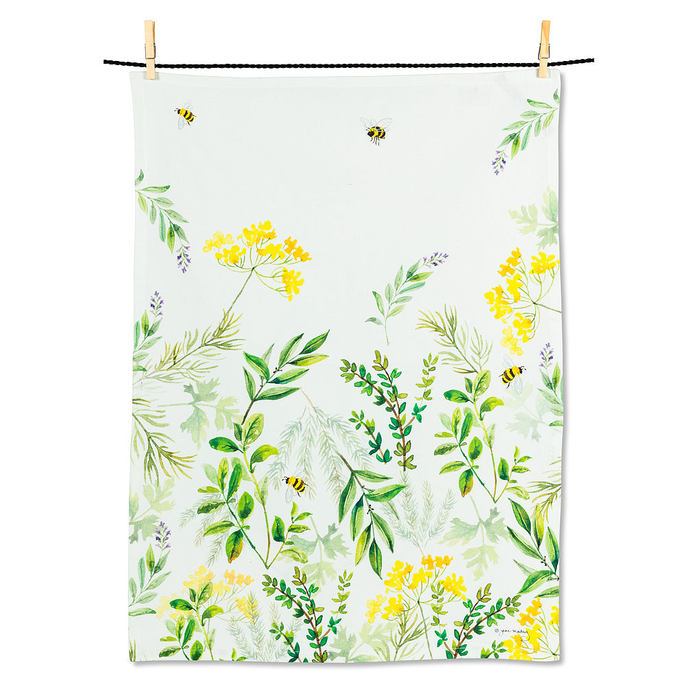 Herb Garden Tea Towel | Putti Fine Furnishings